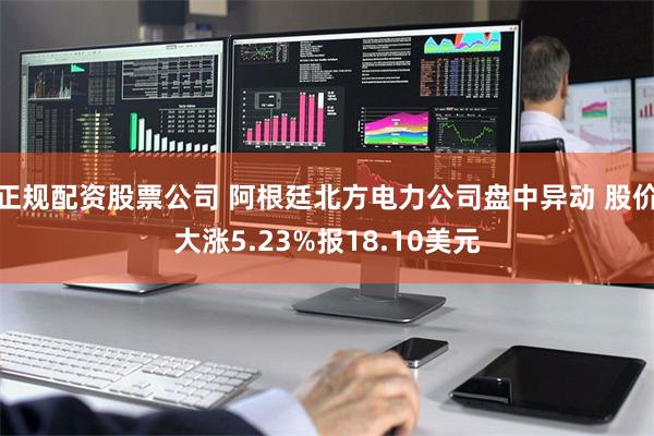 正规配资股票公司 阿根廷北方电力公司盘中异动 股价大涨5.23%报18.10美元