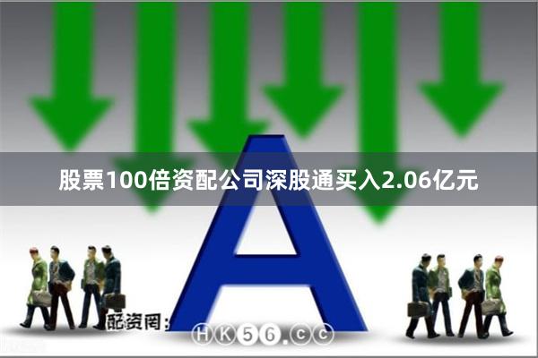 股票100倍资配公司深股通买入2.06亿元