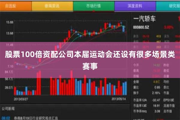 股票100倍资配公司本届运动会还设有很多场景类赛事